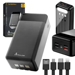 Extralink EPB-124 30000mAh Negro Powerbank Power bank, Fast Charging, USB-C