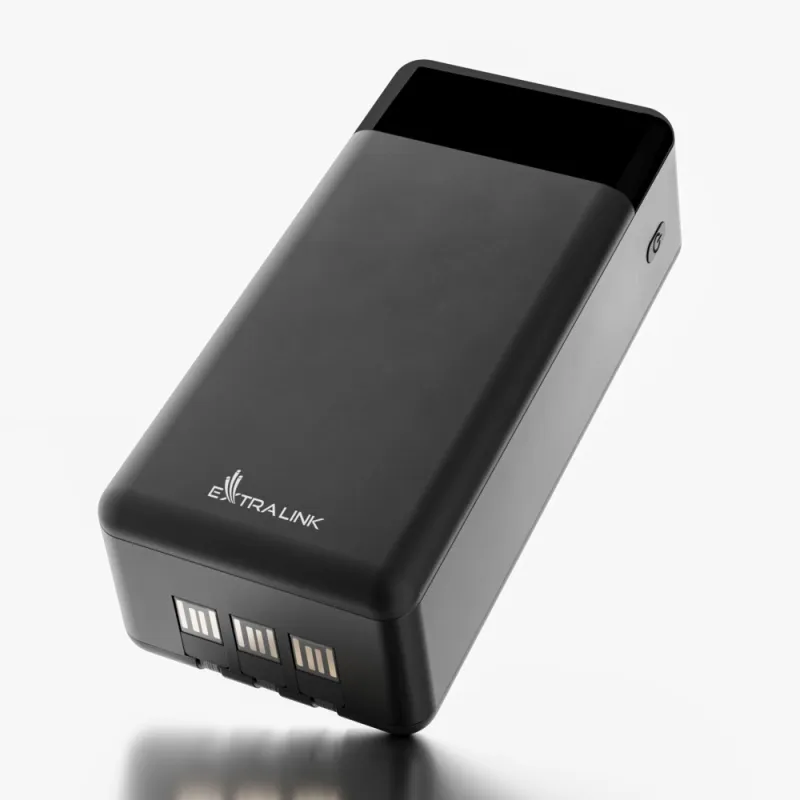 Extralink EPB-124 30000mAh Czarny Powerbank Power bank, Fast Charging, USB-C