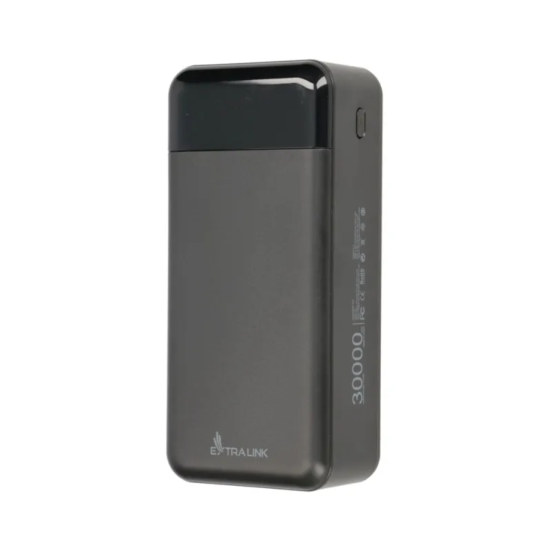 Extralink EPB-124 30000mAh Negro Powerbank Power bank, Fast Charging, USB-C
