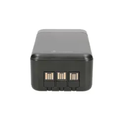 Extralink EPB-124 Powerbank 30000mAh Siyah, Hızlı Şarj, USB-C