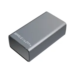 Power Bank Extralink EPB-127 30000mAh, Серебристый, 65W PD, USB-C