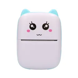 Extralink EPP-002 Niebieska Mini drukarka termiczna Bluetooth, USB-C, 1200 mAh, 210 dpi