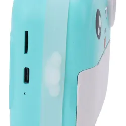 Extralink EPP-004 Modrá Mini termotiskárna s fotoaparátem 3 role termopapíru, 2,5" LCD displej, Bluetooth, USB-C, 1000 mAh