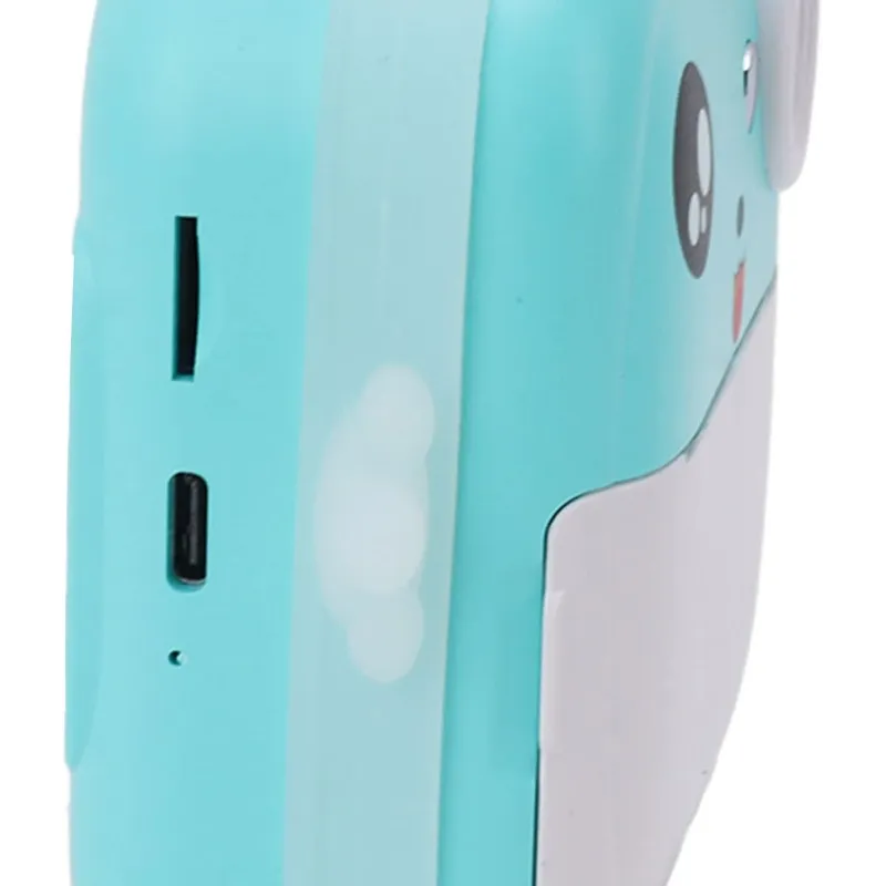 Extralink EPP-004 Blau Mini-Thermodrucker mit Kamera 3 Rollen Thermopapier, 2,5-Zoll-LCD-Bildschirm, Bluetooth, USB-C, 1000 mAh