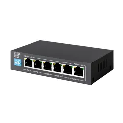 Extralink EUROS V2 Switch PoE 4x 100Mb/s PoE/PoE+, 2x RJ45 Uplink 100Mb/s, 60W