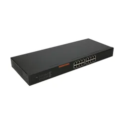 Extralink EVAN Switch, 16x 10/100/1000Mb/s Gigabit, Rack Montaj Kılıfı