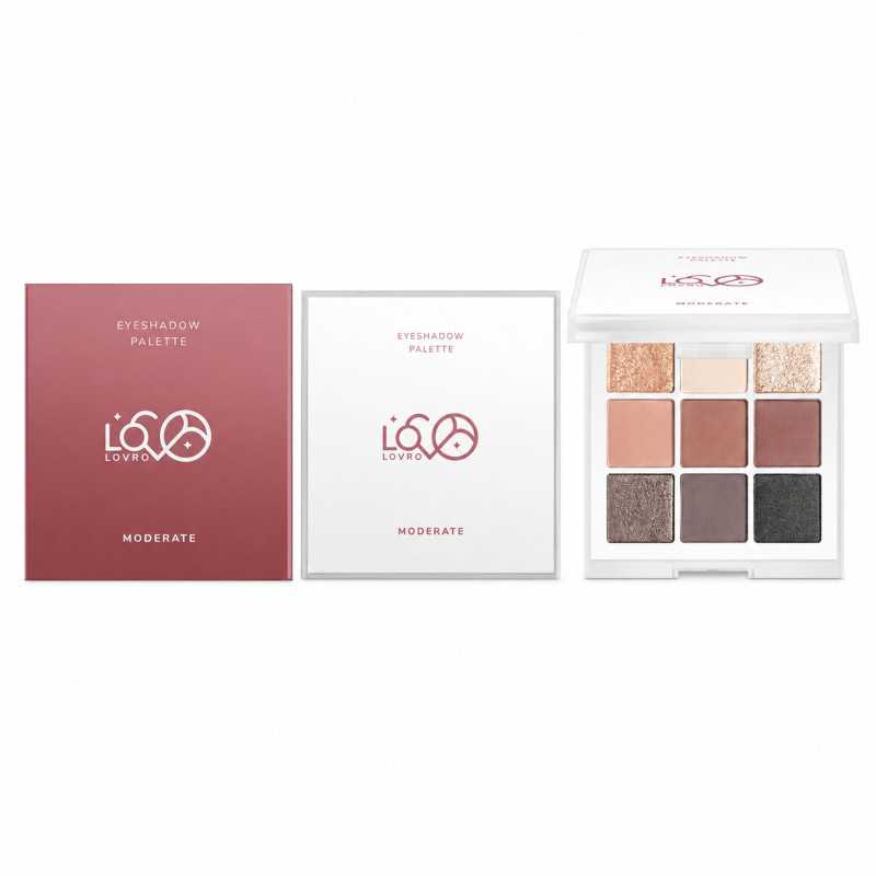 LOVRO MODERATE EYESHADOW PALETTE PALETA CIENI DO POWIEK 8G - Imagem 3
