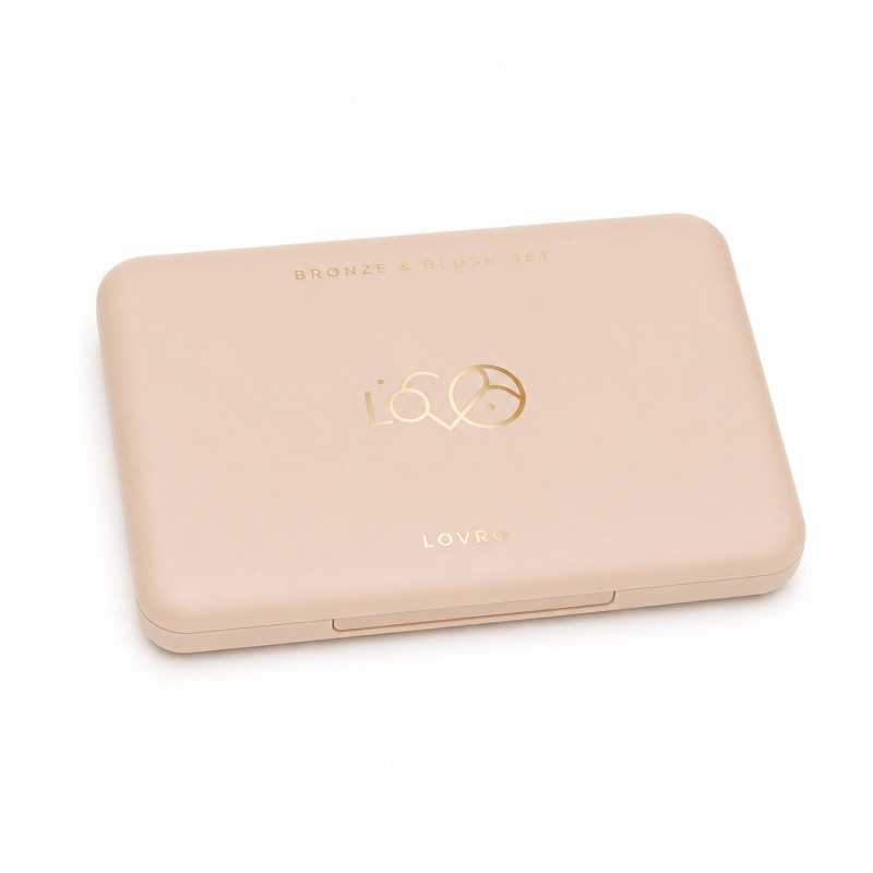 LOVRO BRONZE & BLUSH SET PRASOWANY BRONZER I RÓŻ DO MODELOWANIA TWARZY 5G - Imagem 3