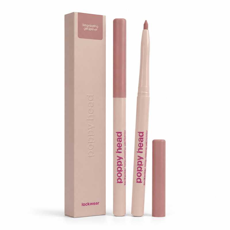 POPPY HEAD LOCKWEAR LONG-LASTING GEL LIPLINER DŁUGOTRWAŁA ŻELOWA KONTURÓWKA DO UST 02 BLUSH HOUR - Изображение 2