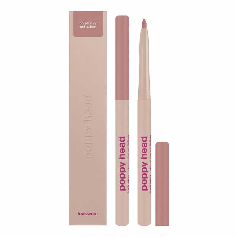 POPPY HEAD LOCKWEAR LONG-LASTING GEL LIPLINER DŁUGOTRWAŁA ŻELOWA KONTURÓWKA DO UST 02 BLUSH HOUR - Изображение 3