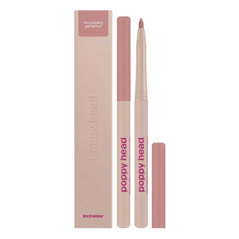 POPPY HEAD LOCKWEAR LONG-LASTING GEL LIPLINER DŁUGOTRWAŁA ŻELOWA KONTURÓWKA DO UST 03 NUDE ALARM - Изображение 2