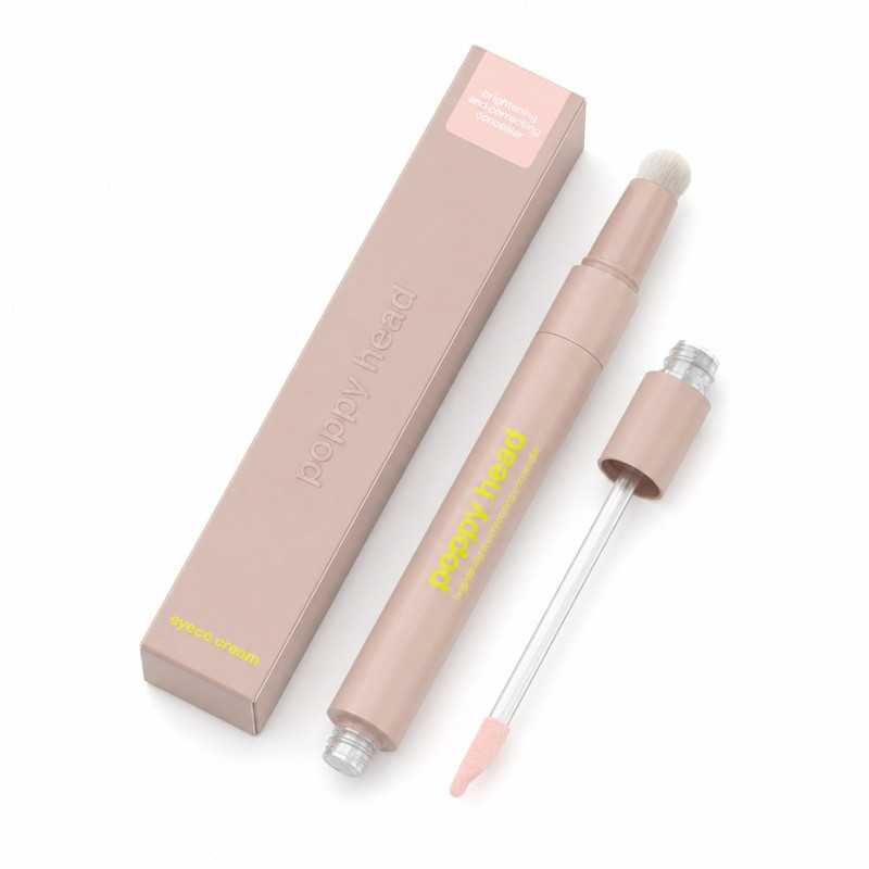POPPY HEAD EYECE CREAM BRIGHTENING AND CORRECTING CONCEALER ROZŚWIETLAJĄCO-KORYGUJĄCY KOREKTOR POD OCZY 01 PINK GELATO - Изображение 2
