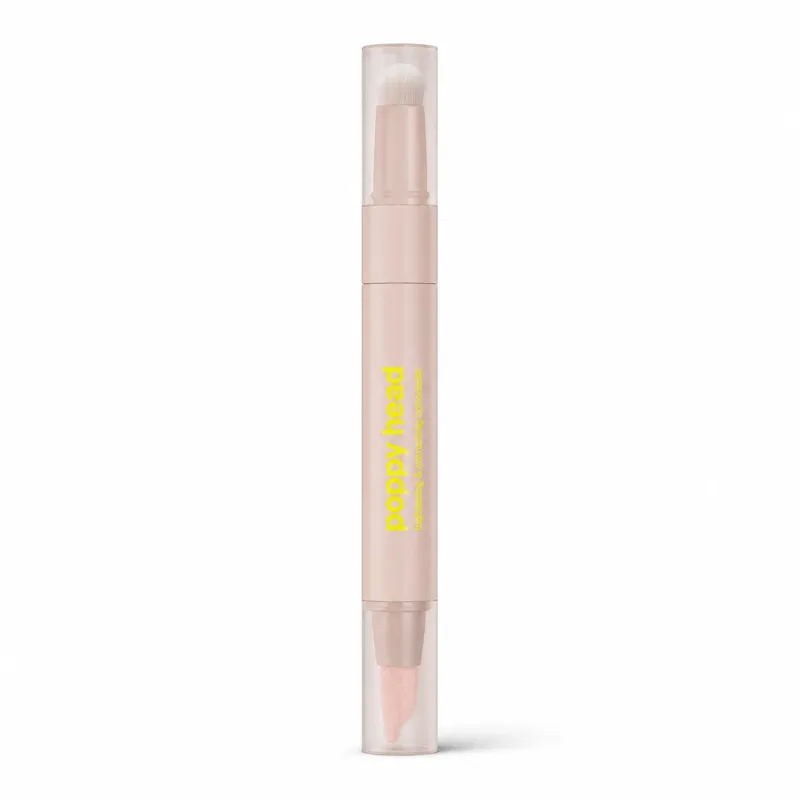 POPPY HEAD EYECE CREAM BRIGHTENING AND CORRECTING CONCEALER ROZŚWIETLAJĄCO-KORYGUJĄCY KOREKTOR POD OCZY 01 PINK GELATO - Imagem 3