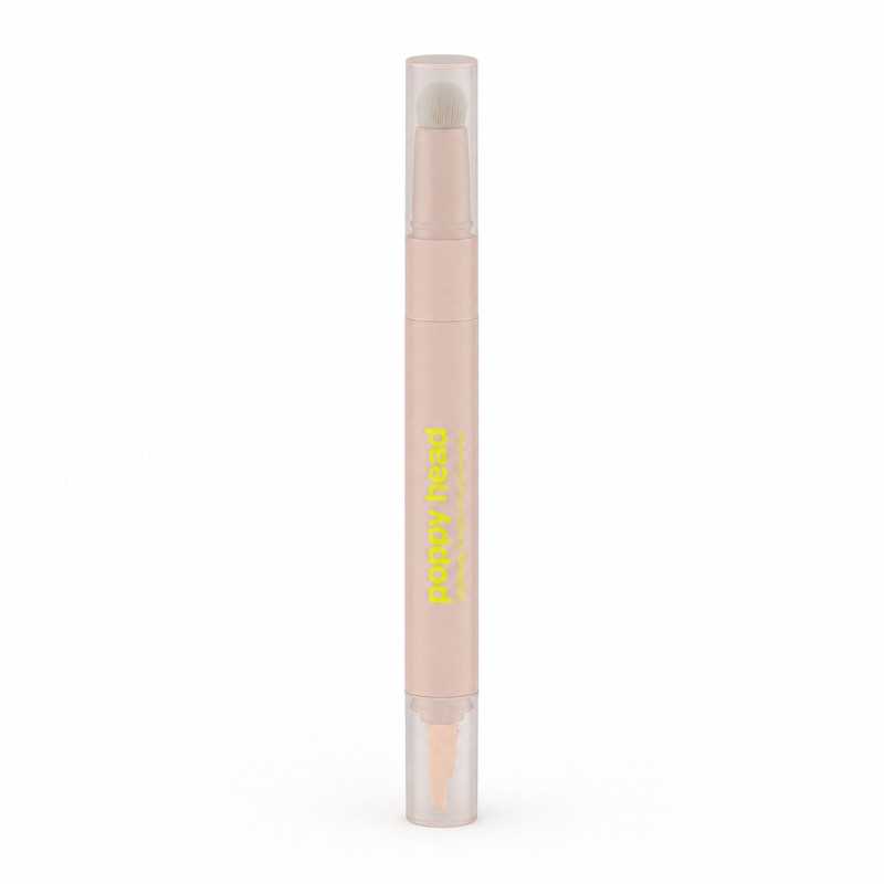 POPPY HEAD EYECE CREAM BRIGHTENING AND CORRECTING CONCEALER ROZŚWIETLAJĄCO-KORYGUJĄCY KOREKTOR POD OCZY 04 APRICOT FRAPPE - Изображение 3