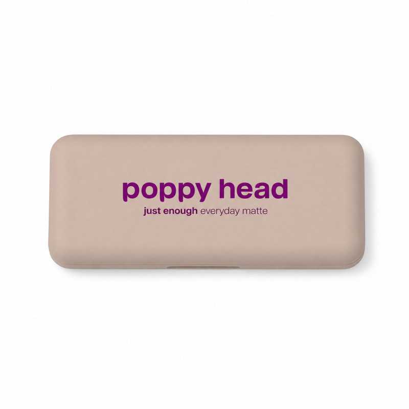 POPPY HEAD JUST ENOUGH EVERYDAY MATTE EYESHADOW PALETTE PALETA MATOWYCH CIENI DO POWIEK 01 MAUVE ON 4,8G - Изображение 3