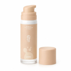 LOVRO BUBBLE FOUNDATION PODKŁAD O NAPOWIETRZONEJ, ROZŚWIETLAJĄCEJ FORMULE 01 IVORY 50ML - Imagen 2