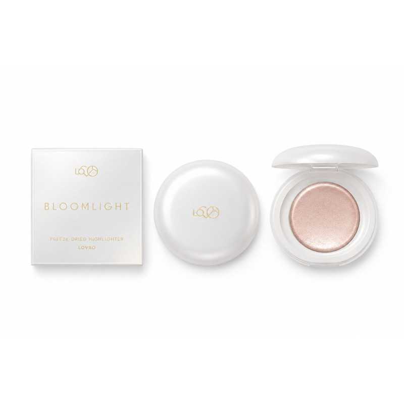 LOVRO BLOOMLIGHT FREEZE-DRIED HIGHLIGHTER ROZŚWIETLACZ DO TWARZY 01 CHAMPAGNE DIAMOND 3.8G - Imagem 2