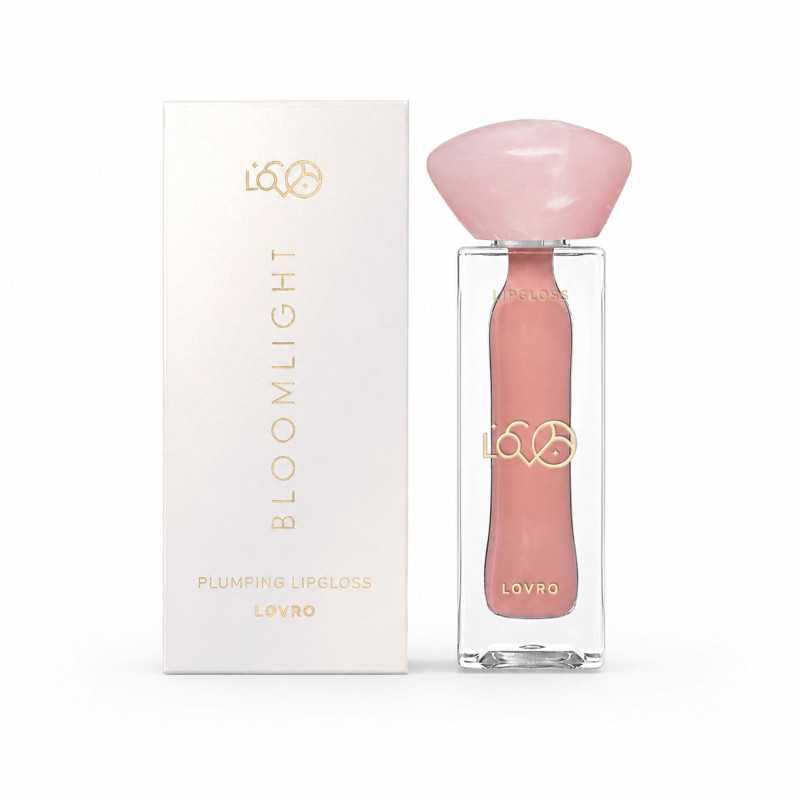 LOVRO BLOOMLIGHT LIPGLOSS BŁYSZCZYK OPTYCZNIE POWIĘKSZAJĄCY USTA Z EFEKTEM CHŁODZENIA 04 NUDE MUSE 5.5G - Изображение 2