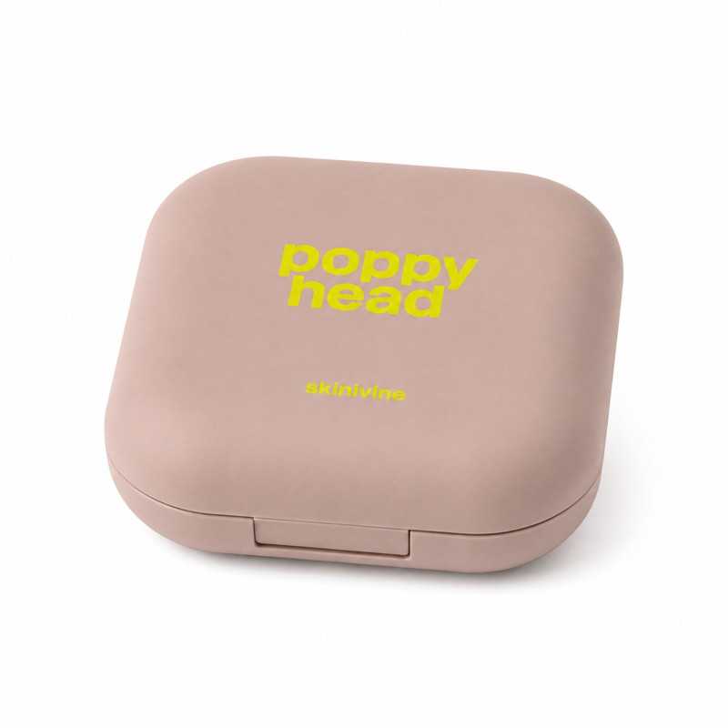 POPPY HEAD SKINIVINE PRESSED POWDER PRASOWANY PUDER UTRWALAJĄCY Z EFEKTEM BLUR 01 BARELY 6,5G - Изображение 2