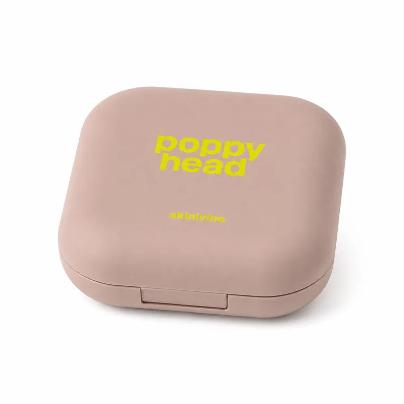 POPPY HEAD SKINIVINE PRESSED POWDER PRASOWANY PUDER UTRWALAJĄCY Z EFEKTEM BLUR 01 BARELY 6,5G - Imagem 2