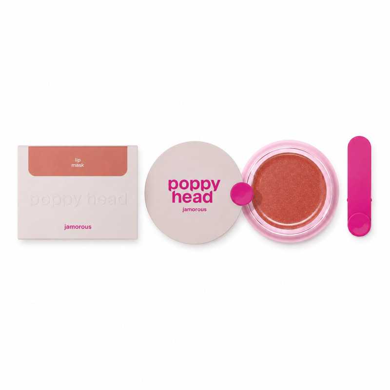 POPPY HEAD JAMOROUS LIP MASK BALSAM-MASKA DO UST Z KOLOREM 02 NUDE WINK 10G - Imagen 2