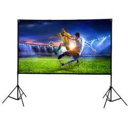 Extralink Foldable Projection Screen 72" PSF-72 Faltbare Projektionswand 16:9, 160x90cm, weiß