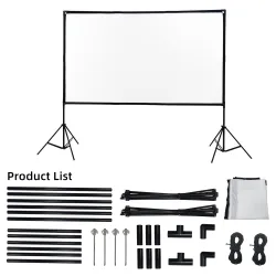 Extralink Foldable Projection Screen 72" PSF-72 Foldable projection screen 16:9, 160x90cm, white