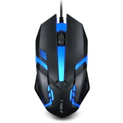 Extralink Gaming Mouse V1 Ratón para juegos cableado, óptico, 1200dpi, 3 botones, retroiluminación LED