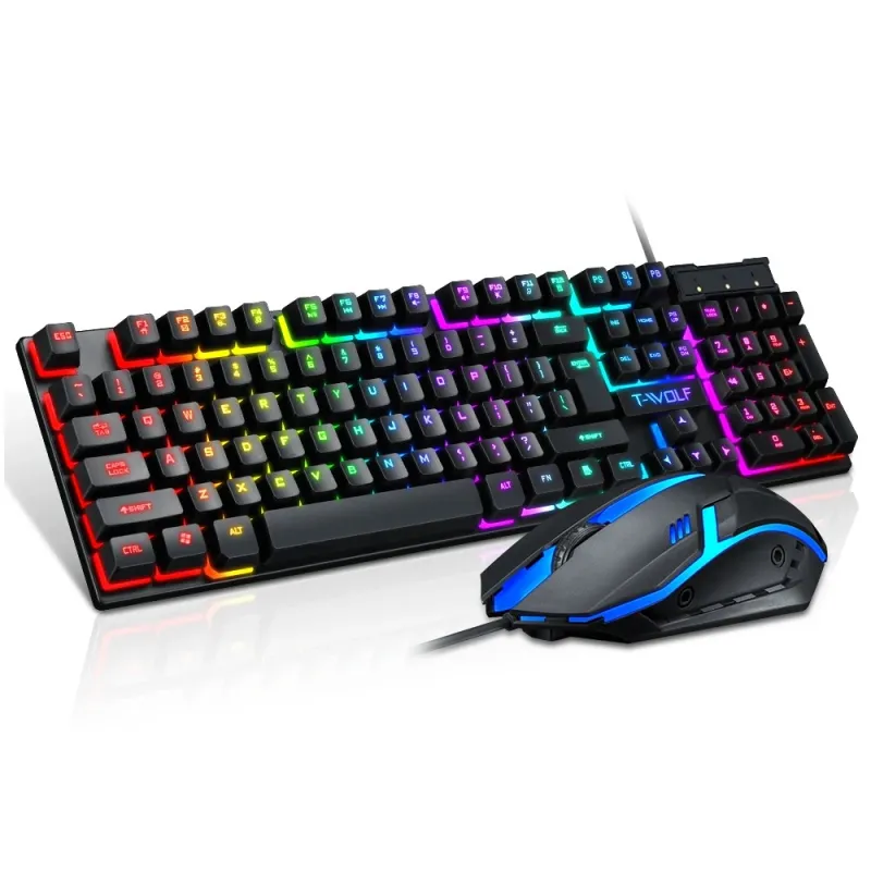 Extralink Gaming Set TF200 2in1 Zestaw klawiatura + mysz podświetlenie LED