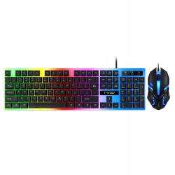 Extralink Gaming Set TF230 2in1 Set tastiera + mouse Retroilluminazione a LED