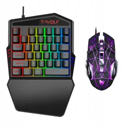 Extralink Gaming Set TF900 2in1 Sada klávesnice + myš LED podsvícení