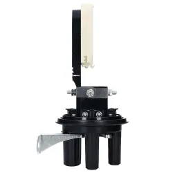 Extralink Grant FTTX-Verschluss 2 Schalen, 24 Kern, schwarz