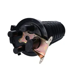 Extralink Harry cierre FTTX 4 bandejas, 96 soldaduras, negro