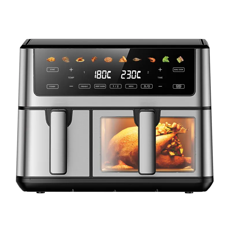 Extralink Home Air Fryer SJ-1000 PRO 10L EU Freidora de aire (6.5L+3.5L) 2500W