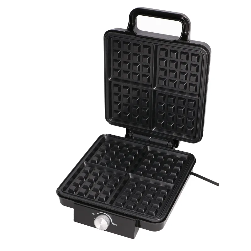 Extralink Home Waffle maker 2200W, Black, 4-chamber