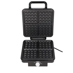 Extralink Home Vaflovač 2200W, Černý, 4 komory