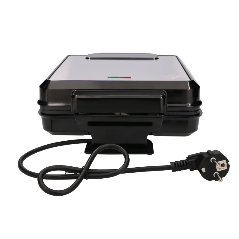 Extralink Home Vaflovač 2200W, Černý, 4 komory