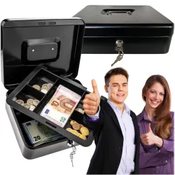 Extralink Home XXL cash box for money, keys color mix, S-409