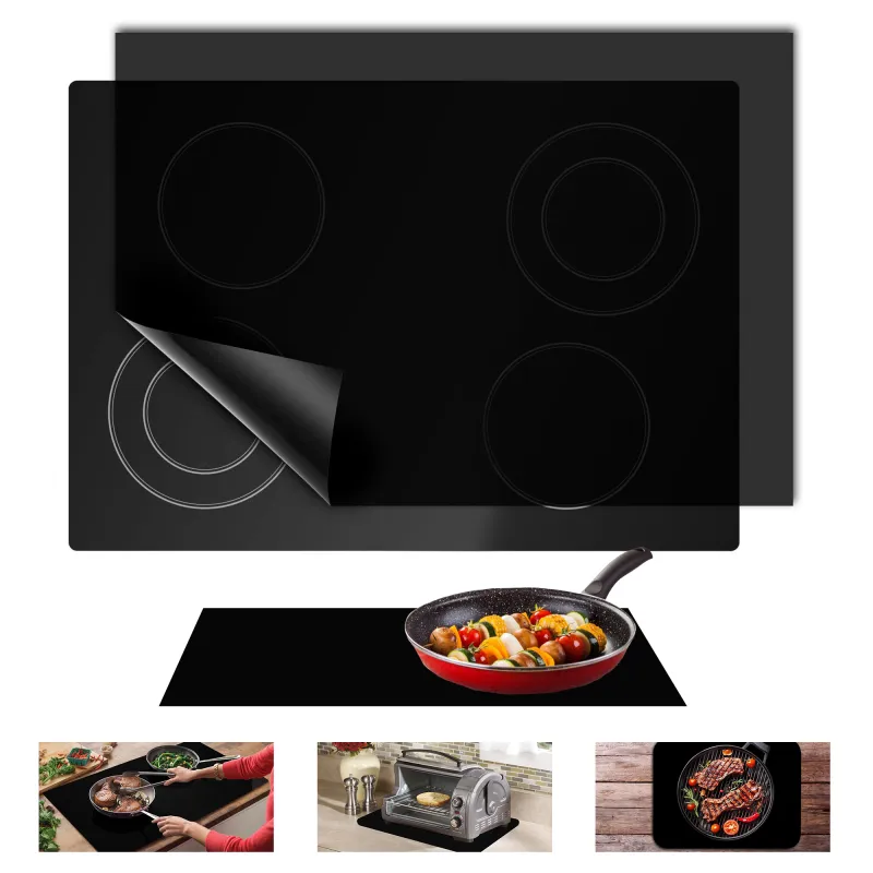 Extralink Home Ochronna mata na kuchenkę indukcyjną transparentna 53x61 cm