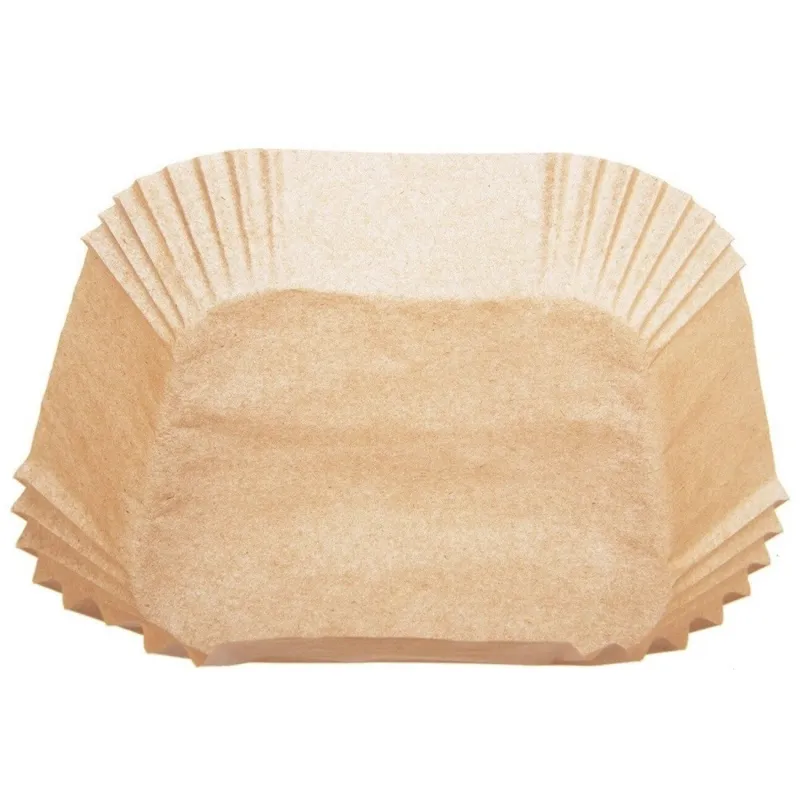 Extralink Home Papierowe wkłady do frytkownicy 16 x 16 cm, 50 szt