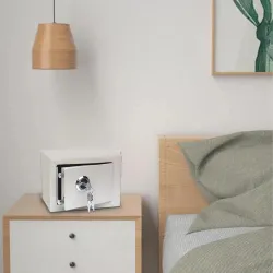 Extralink Home Kasası, Ofis Kasası, Anahtar Depolama, Güvenlik Kasası, Beyaz, S-404