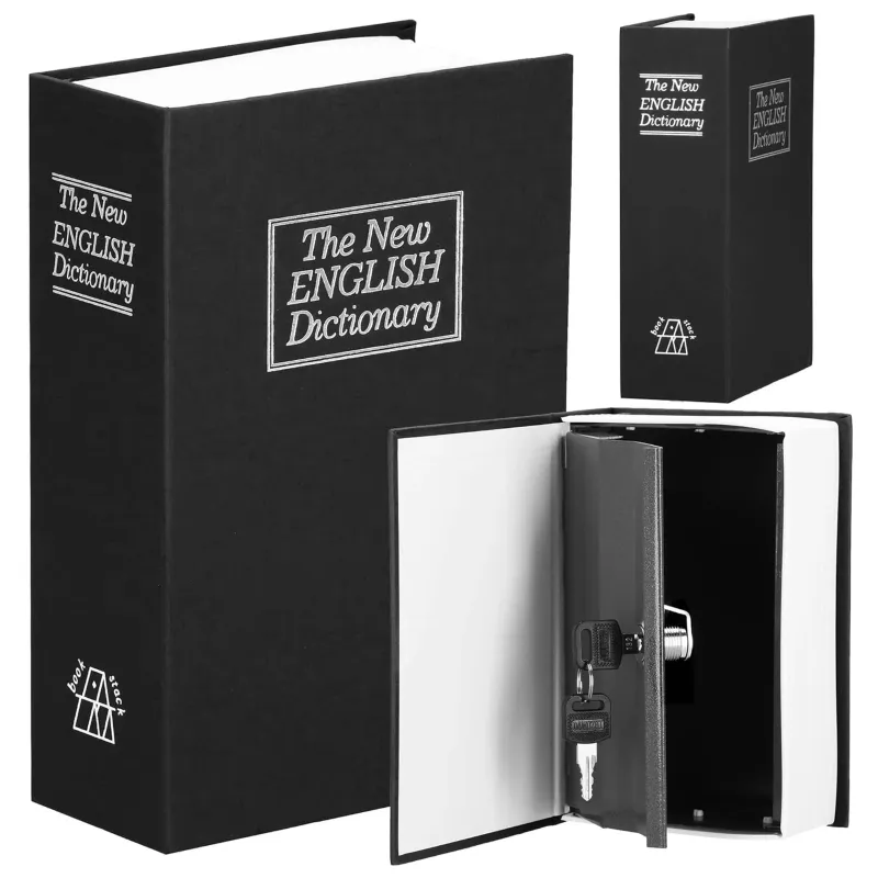 Extralink Home Book safe money box, steel box, keys, S-405