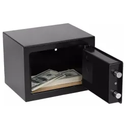 Extralink Home Safe with electronic lock digital code, armored box, keys, S-406