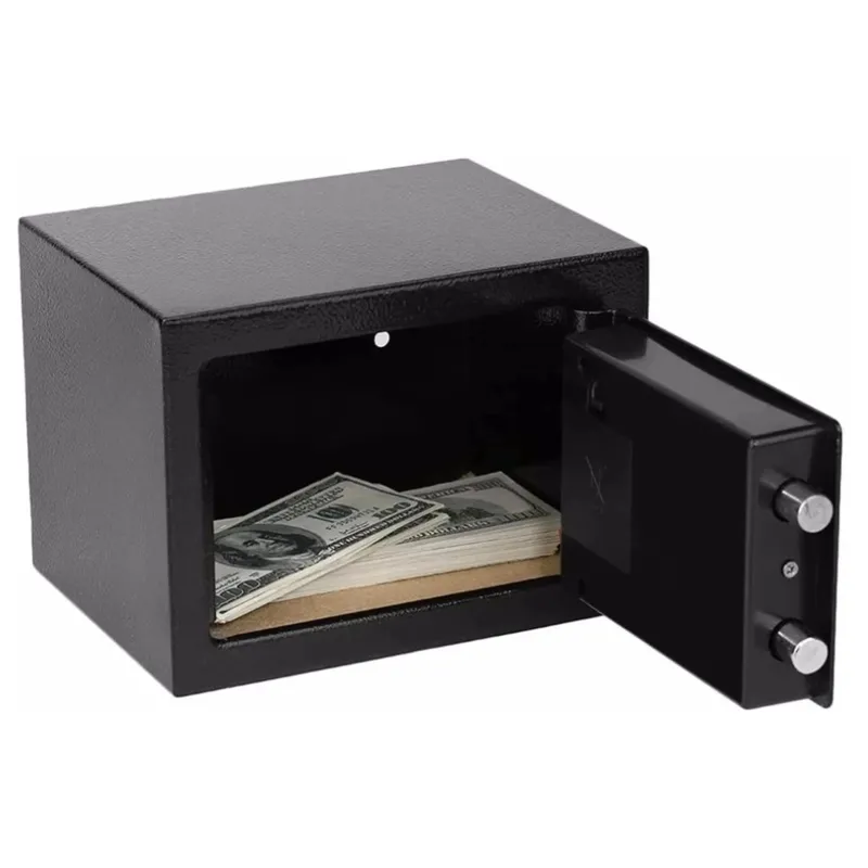 Extralink Home Safe with electronic lock digital code, armored box, keys, S-406