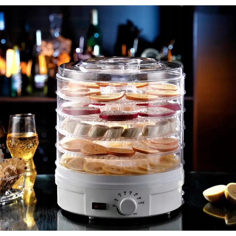 EXTRALINK HOME SUSZARKA DO GRZYBÓW OWOCÓW WARZYW ZIÓŁ SPOŻYWCZA DUŻA MOCNA PRO 500W + 5 SIT 27CM BIAŁA