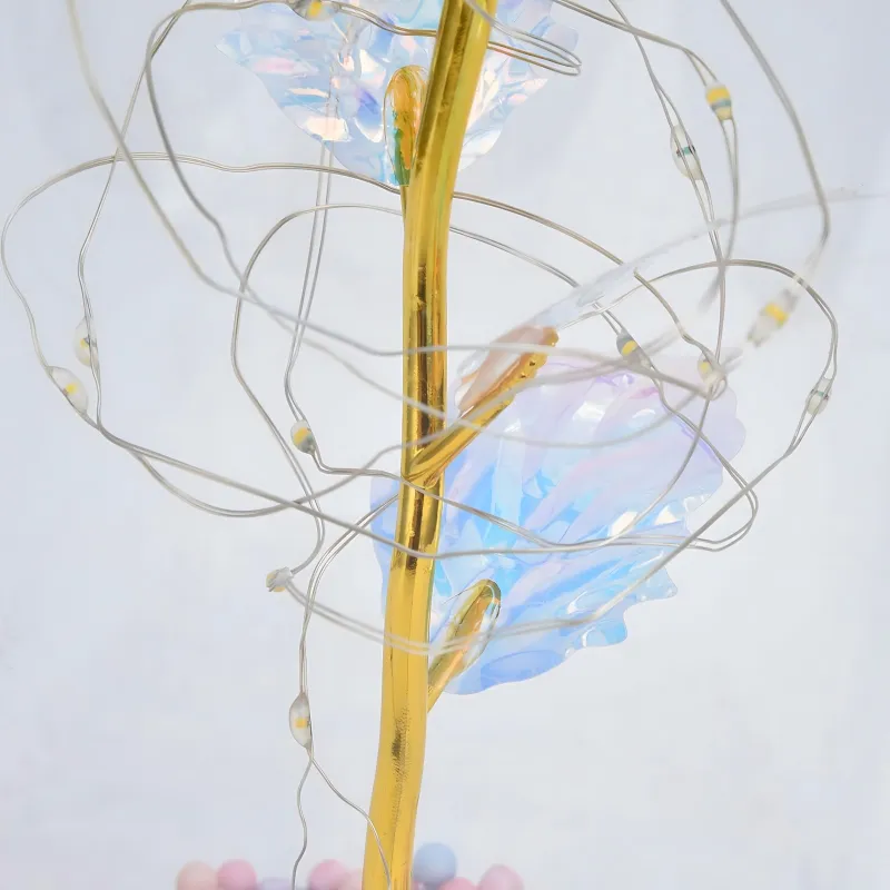 Eternal Rose in Glass Extralink Home, White LED Light