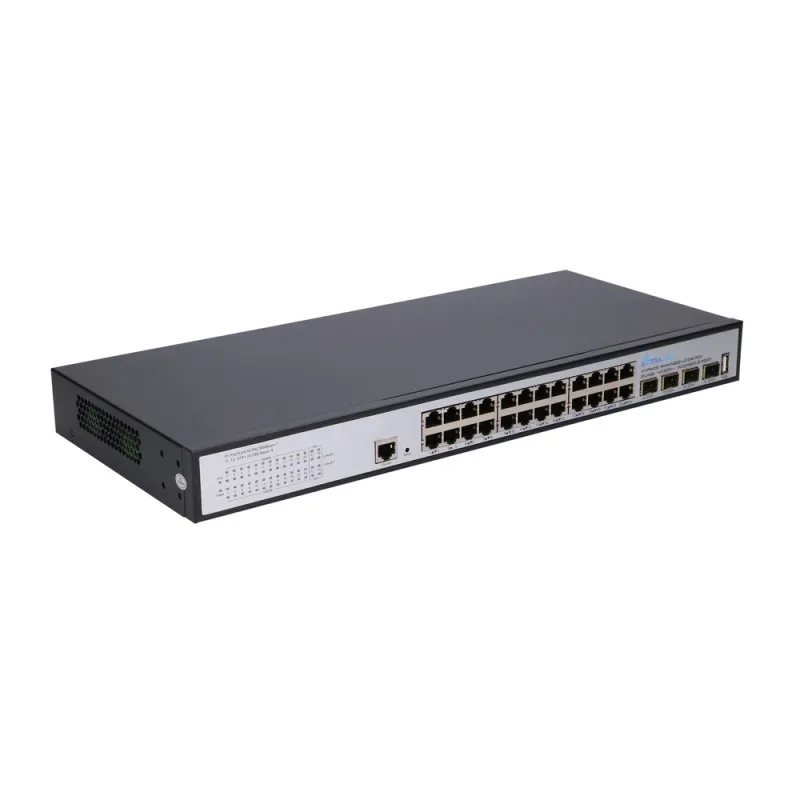 Extralink Hypnos Switch 24x RJ45 1000Mb/s, 4x SFP+, L3, managed