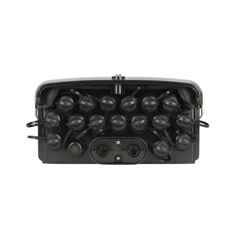 Extralink Jennifer Fiberoptik-Klemmenkasten 16 Kern, schwarz, mit Stecker