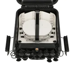 Extralink Jennifer Morsettiera fibra ottica 16 core, nero, con connettore