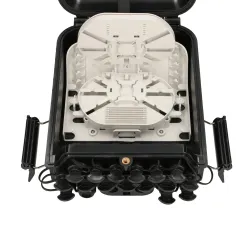 Extralink Jennifer Fiber optic terminal box 16 core, black, with connector